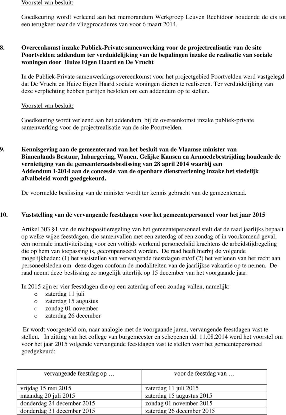 Eigen Haard en De Vrucht In de Publiek-Private samenwerkingsovereenkomst voor het projectgebied Poortvelden werd vastgelegd dat De Vrucht en Huize Eigen Haard sociale woningen dienen te realiseren.