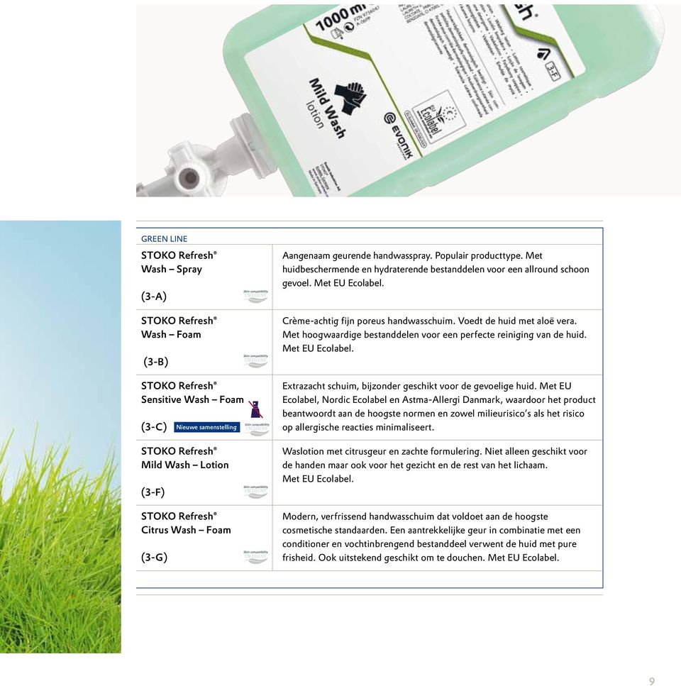 Met hoogwaardige bestanddelen voor een perfecte reiniging van de huid. Met EU Ecolabel.