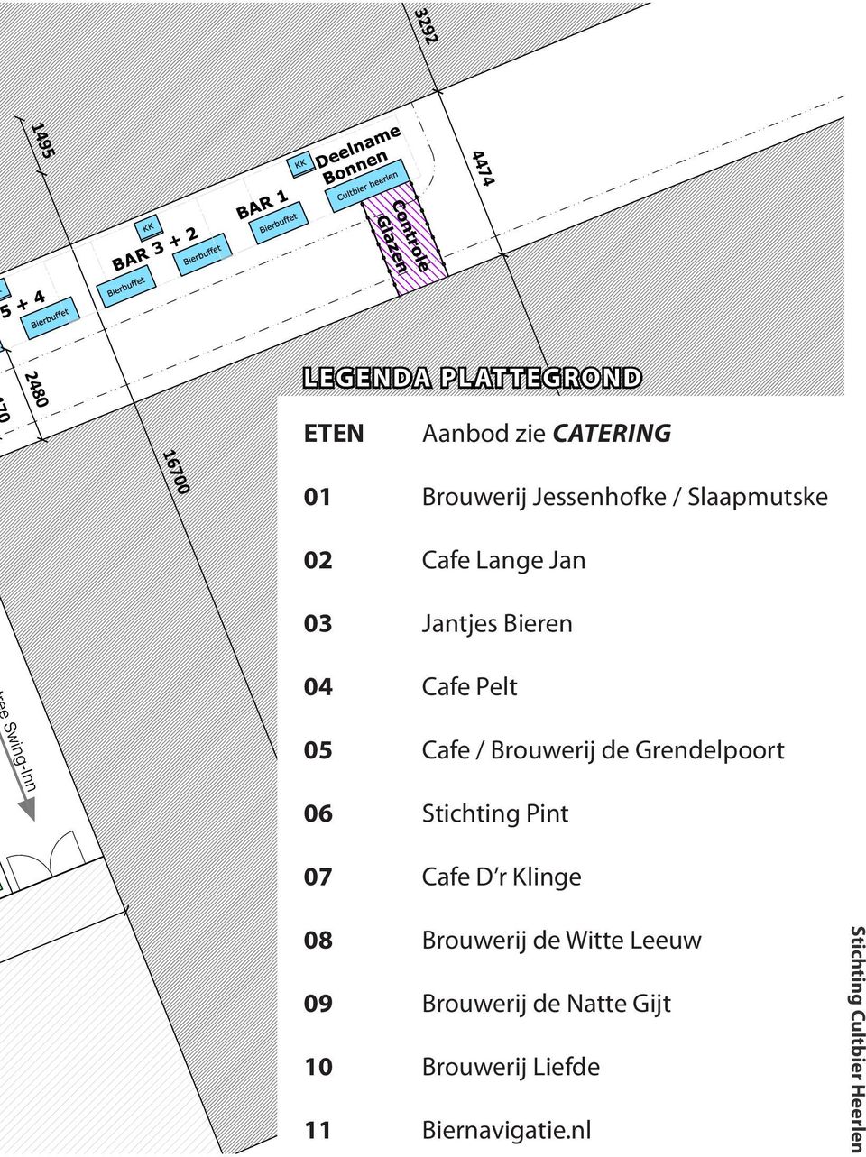Cafe / Brouwerij de Grendelpoort Stichting Pint Cafe D r Klinge 08 09 10 11