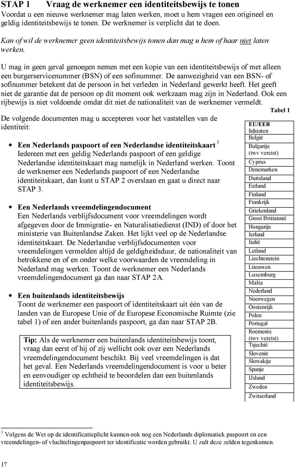 U mag in geen geval genoegen nemen met een kopie van een identiteitsbewijs of met alleen een burgerservicenummer (BSN) of een sofinummer.