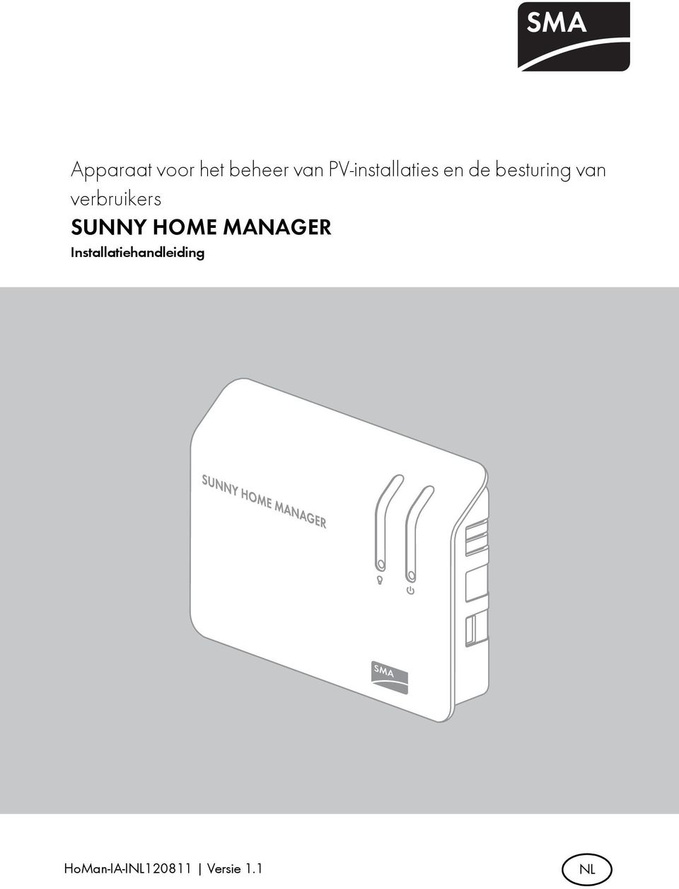 verbruikers SUNNY HOME MANAGER