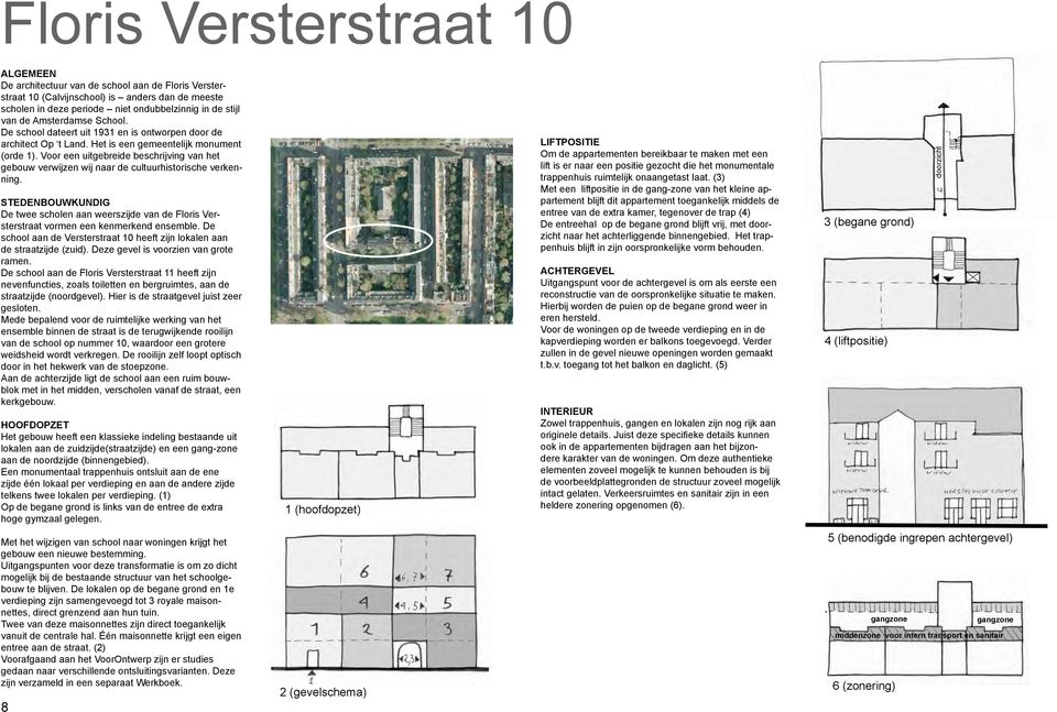 Voor een uitgebreide beschrijving van het gebouw verwijzen wij naar de cultuurhistorische verkenning.