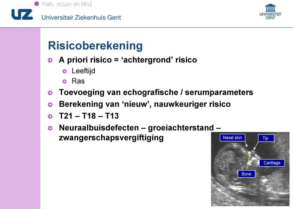 serumparameters Berekening van nieuw, nauwkeuriger risico