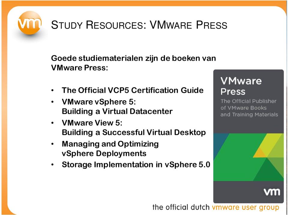 Building a Virtual Datacenter VMware View 5: Building a Successful Virtual