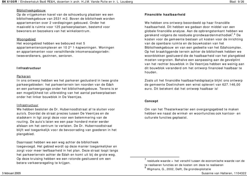 Onder het maaiveld is ruimte voor 125 parkeerplaatsen, bestemd voor bewoners en bezoekers van het winkelcentrum.