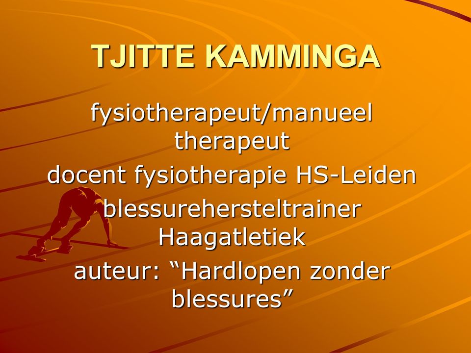 docent fysiotherapie HS-Leiden
