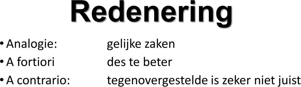 gelijke zaken des te beter