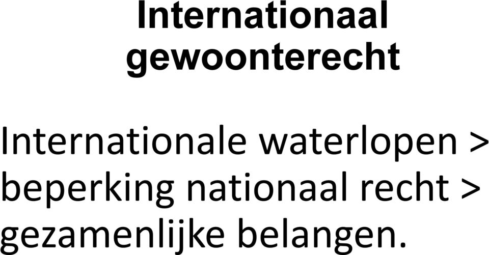 Internationale waterlopen