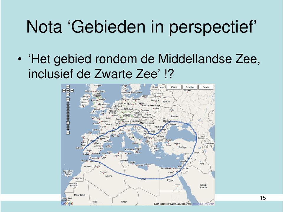 Middellandse Zee, inclusief de