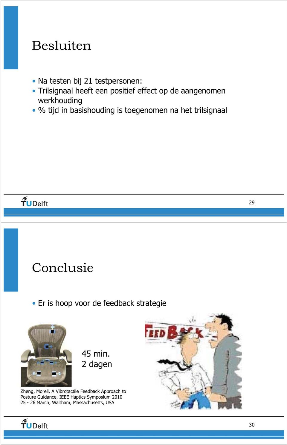 Er is hoop voor de feedback strategie 45 min.