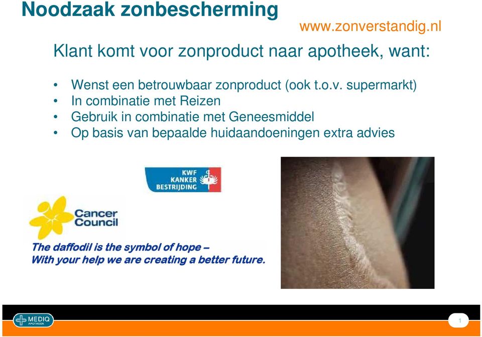 betrouwbaar zonproduct (ook t.o.v.