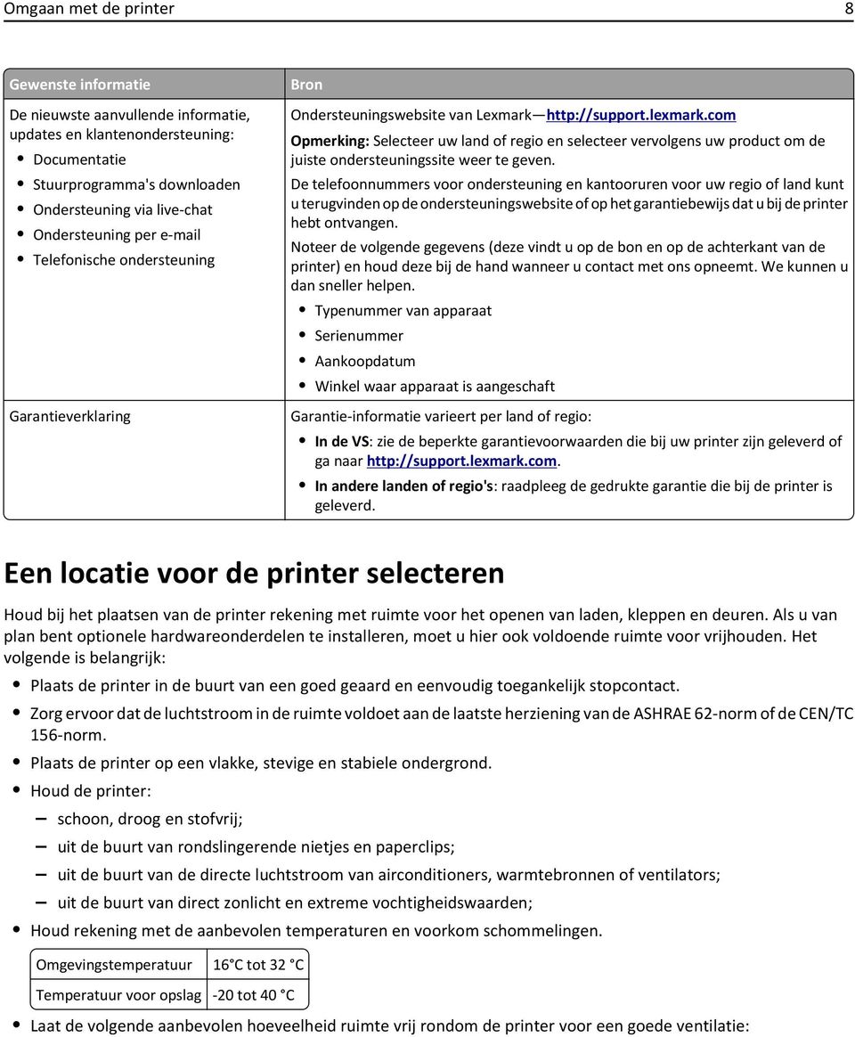 com Opmerking: Selecteer uw land of regio en selecteer vervolgens uw product om de juiste ondersteuningssite weer te geven.