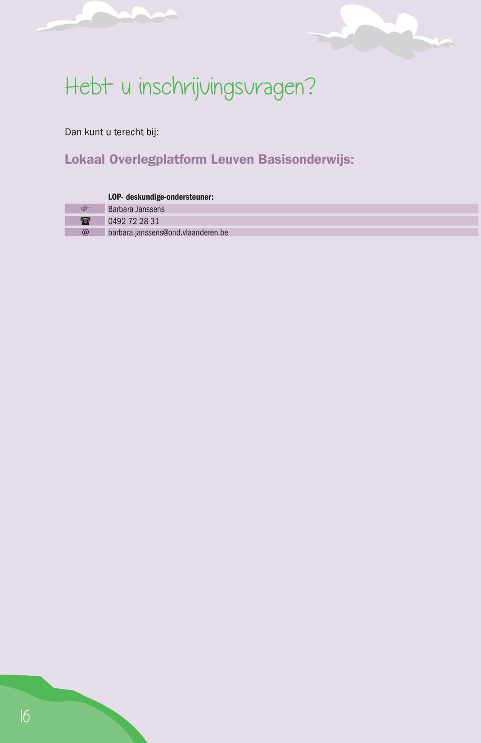 Leuven Basisonderwijs: LOP-