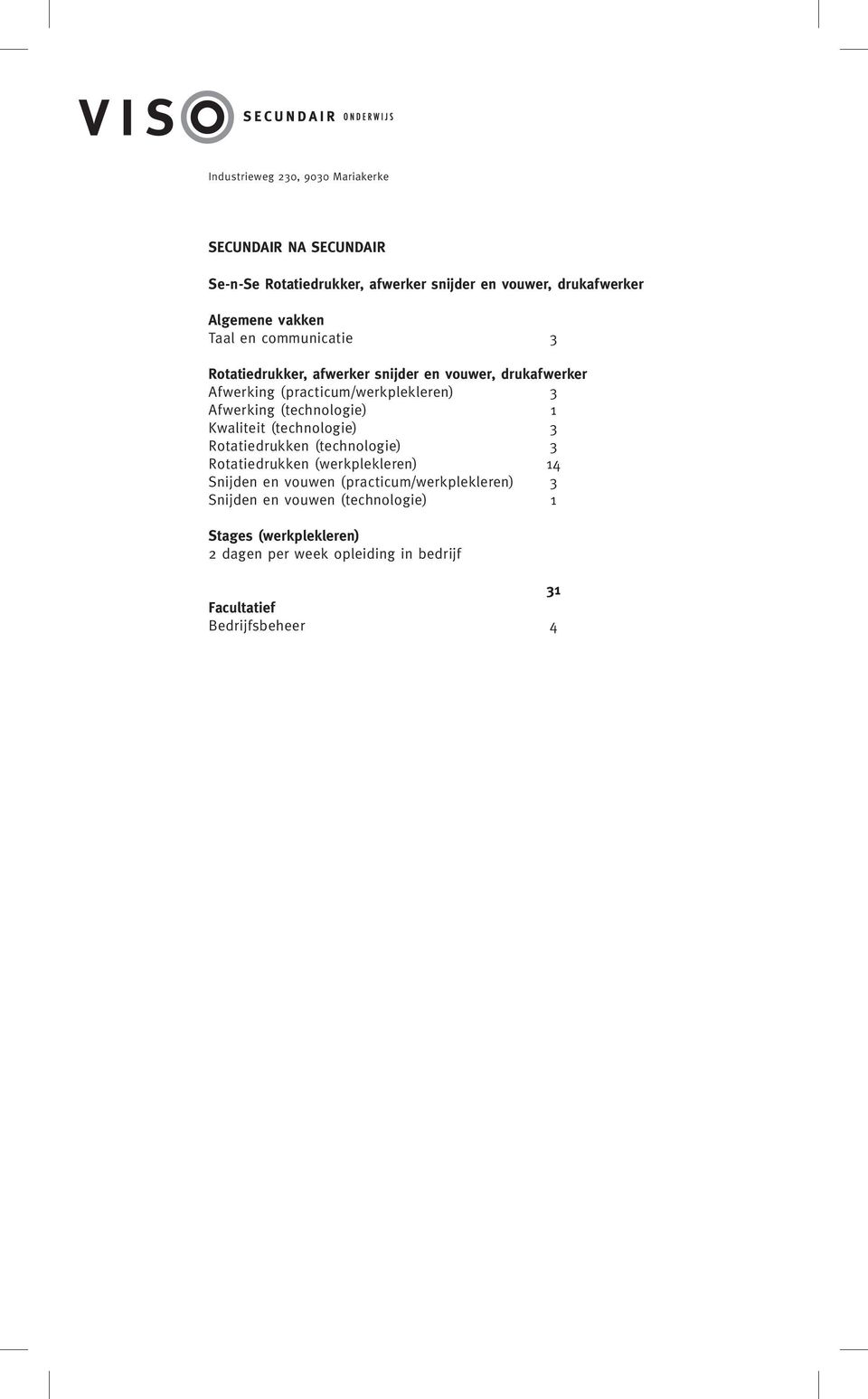 Kwaliteit (technologie) 3 Rotatiedrukken (technologie) 3 Rotatiedrukken (werkplekleren) 14 Snijden en vouwen