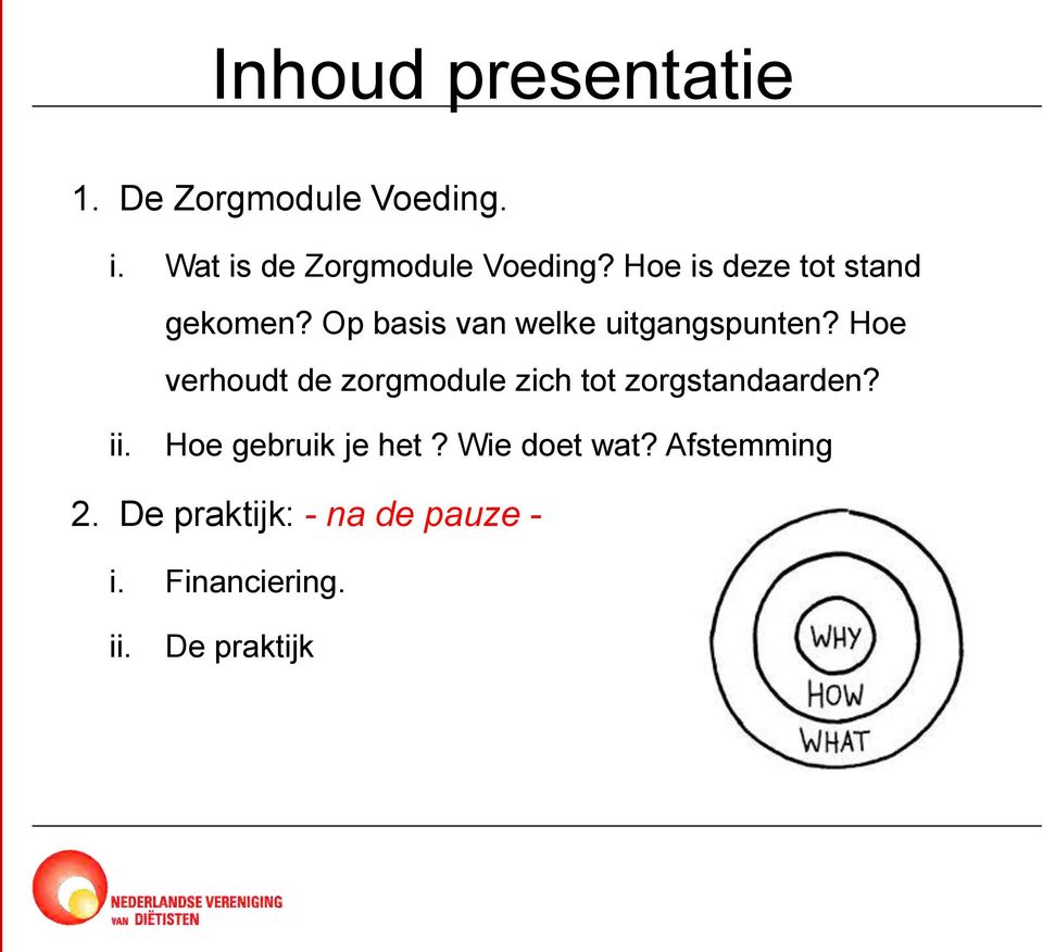 Hoe verhoudt de zorgmodule zich tot zorgstandaarden? ii. Hoe gebruik je het?