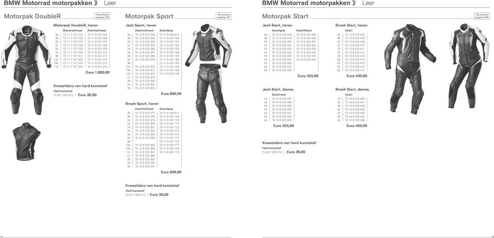 00,00 Kneesliders van hard kunststof Hard kunststof 2 69 Euro 30,00 /wit/rood /grijs 46 533 392 54 4 4 533 393 54 10 50 533 394 54 52 533 395 54 54 533 396 54 13 56 533 39 54 14 5 533 39 54 15 533