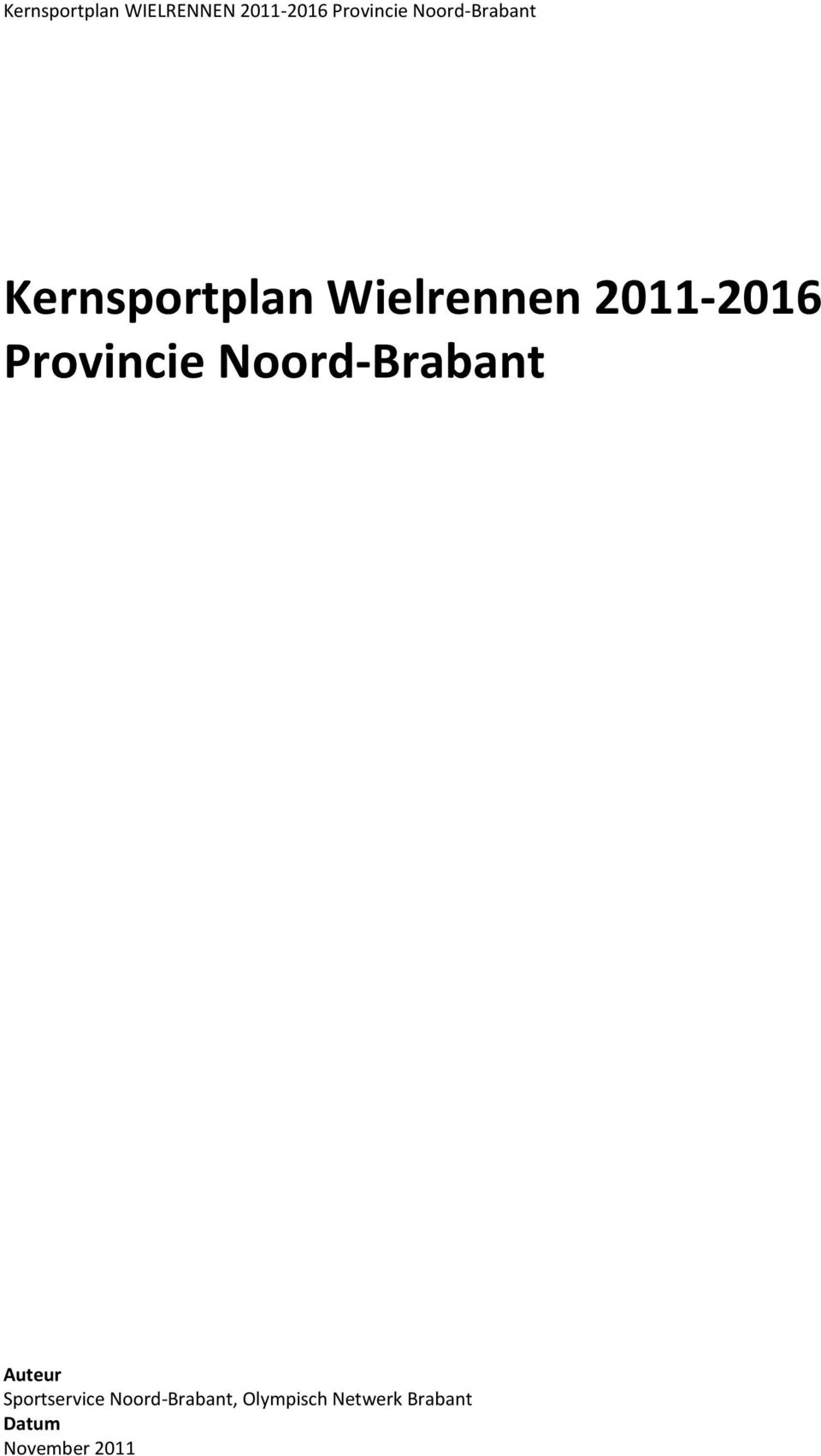 Sportservice Noord-Brabant,