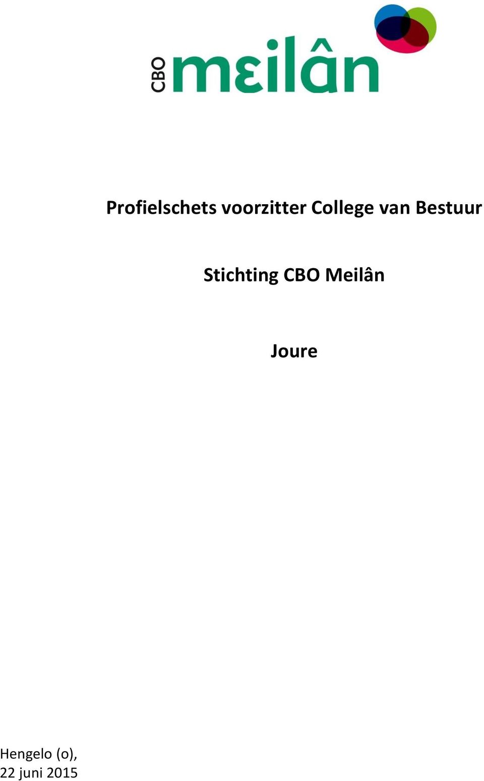 Stichting CBO Meilân