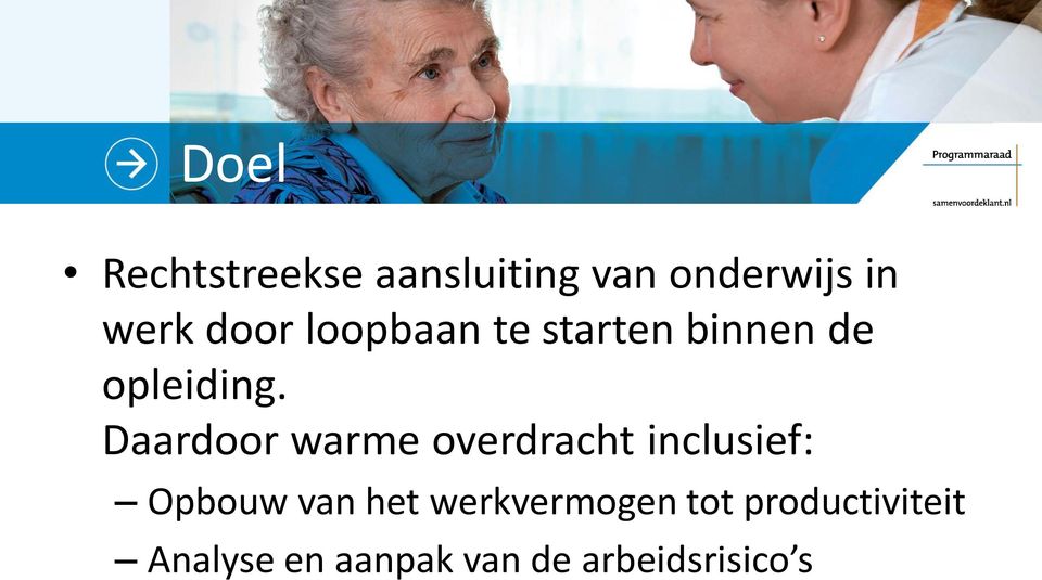 Daardoor warme overdracht inclusief: Opbouw van het