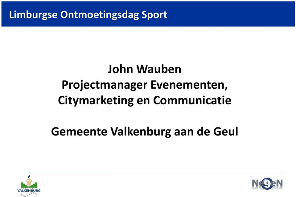 Evenementen, Citymarketing en