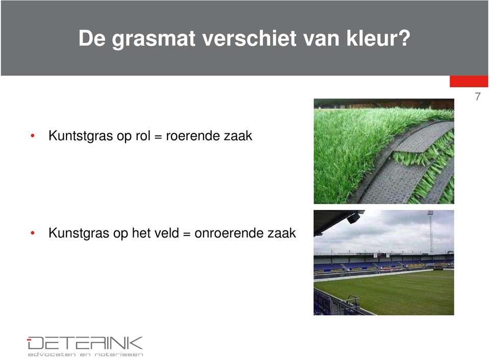 7 Kuntstgras op rol =