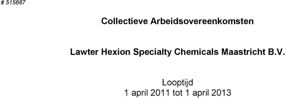 Hexion Specialty Chemicals