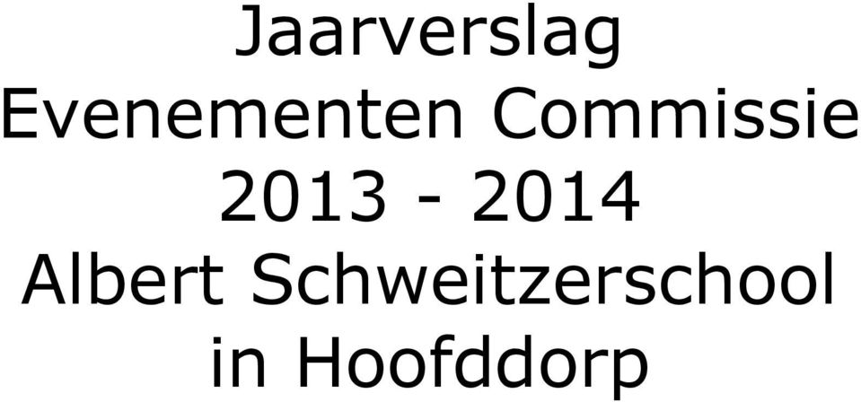 Commissie 2013-2014