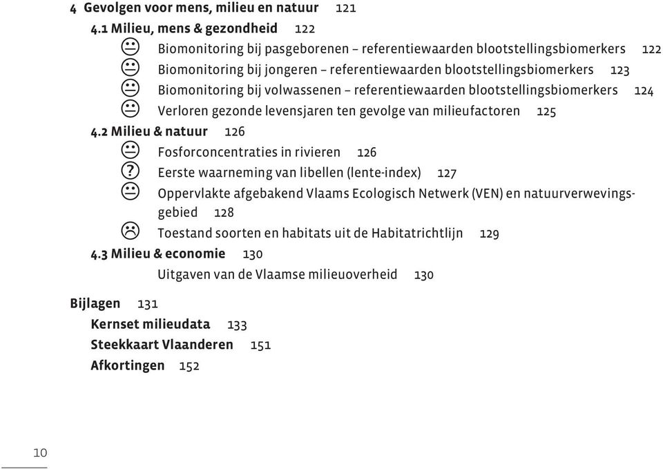 Biomonitoring bij volwassenen referentiewaarden blootstellingsbiomerkers 124 Verloren gezonde levensjaren ten gevolge van milieufactoren 125 4.