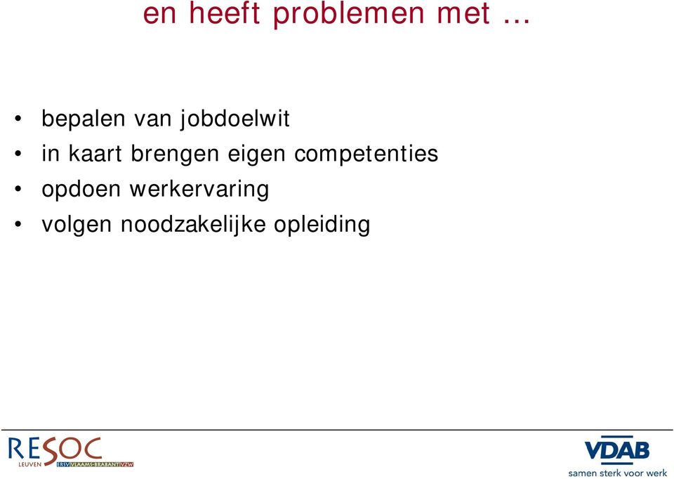 kaart brengen eigen competenties