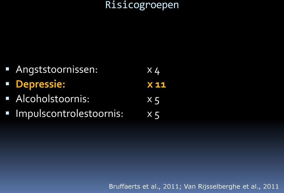 Impulscontrolestoornis: x 5 Bruffaerts
