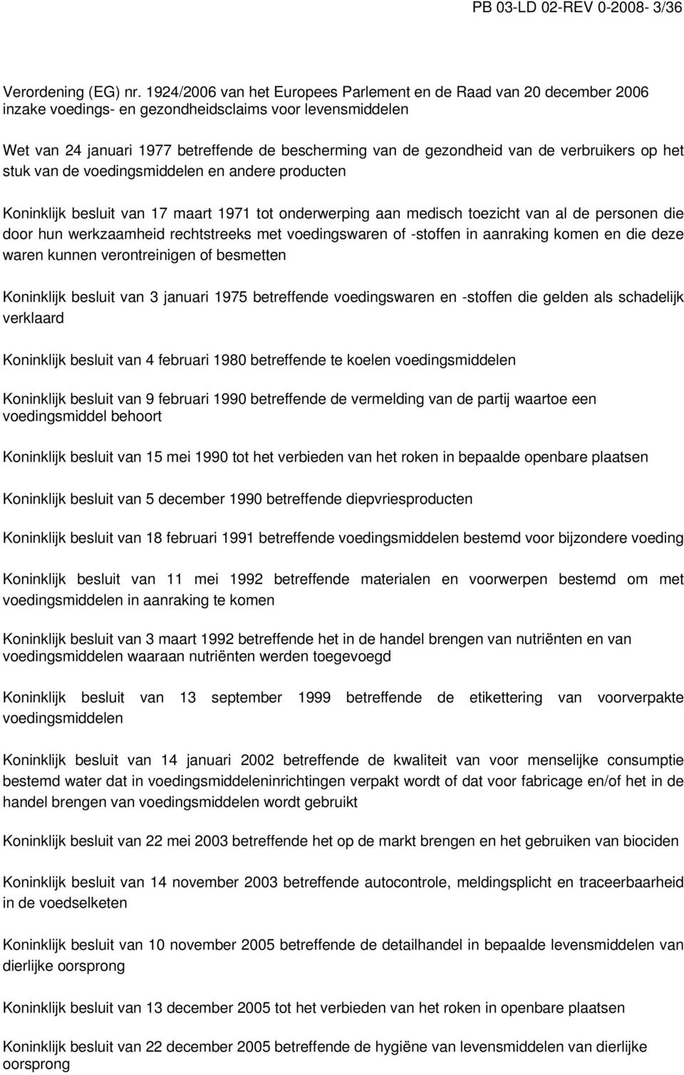 de verbruikers op het stuk van de voedingsmiddelen en andere producten Koninklijk besluit van 17 maart 1971 tot onderwerping aan medisch toezicht van al de personen die door hun werkzaamheid