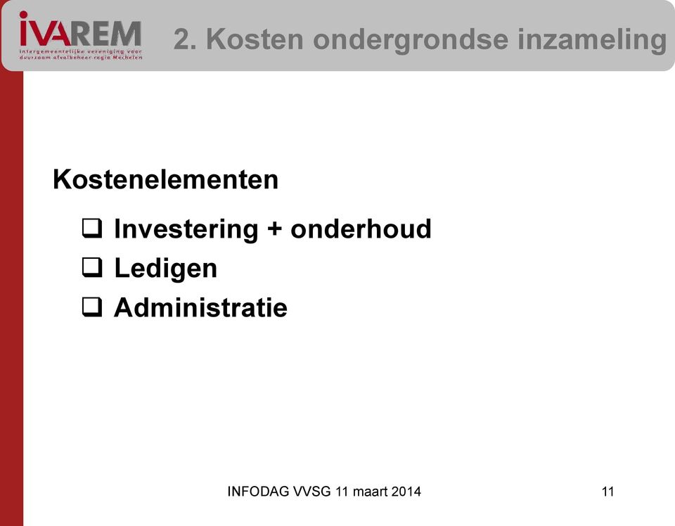 Kostenelementen