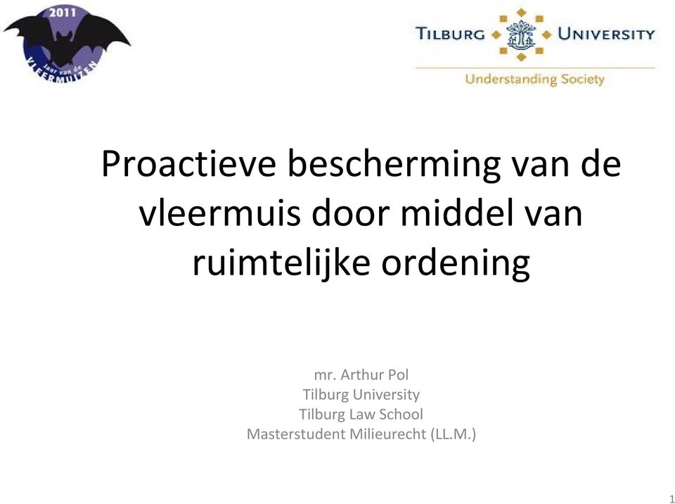 Arthur Pol Tilburg University Tilburg Law