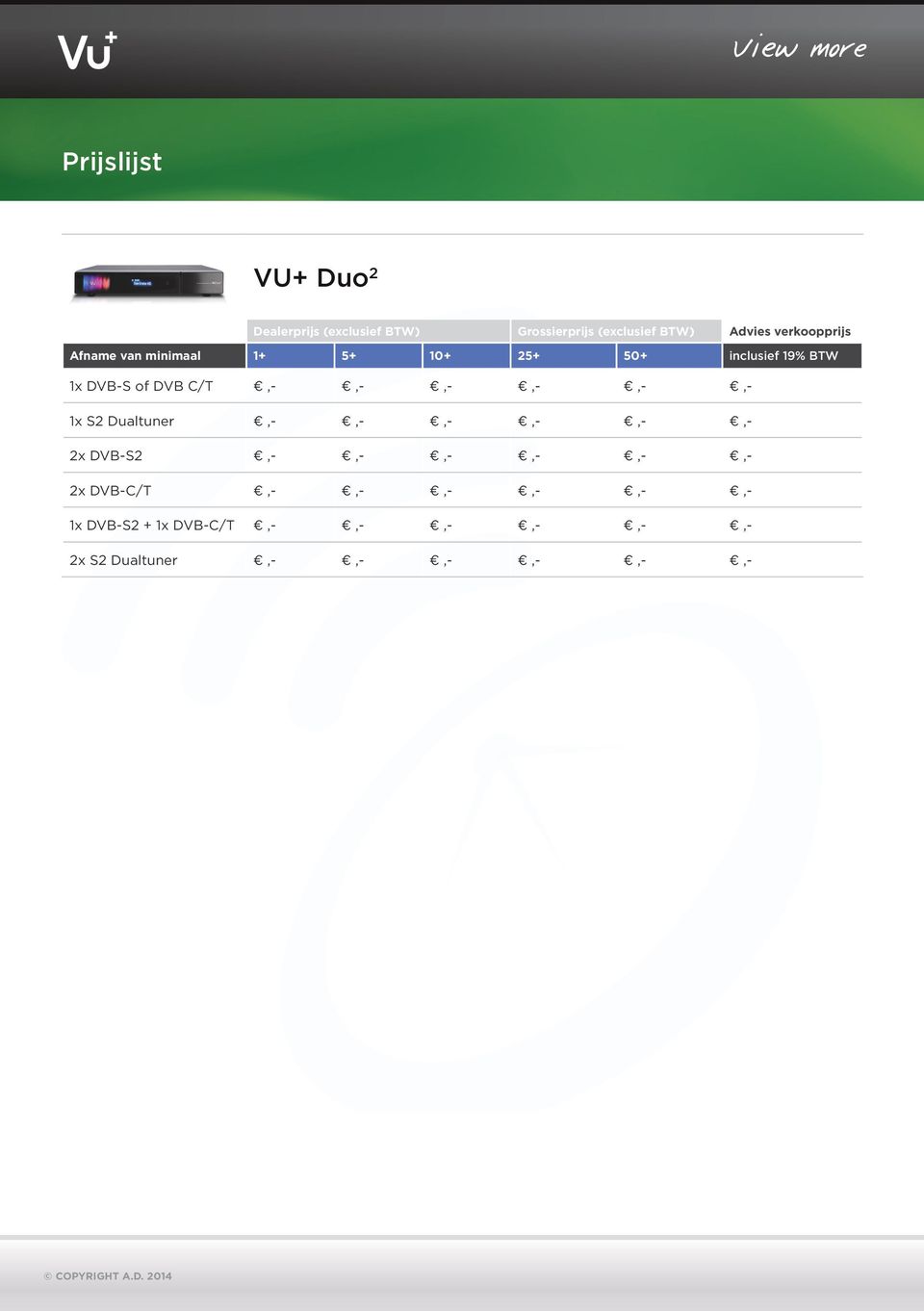 Dualtuner,-,-,-,-,-,- 2x DVB-S2,-,-,-,-,-,- 2x