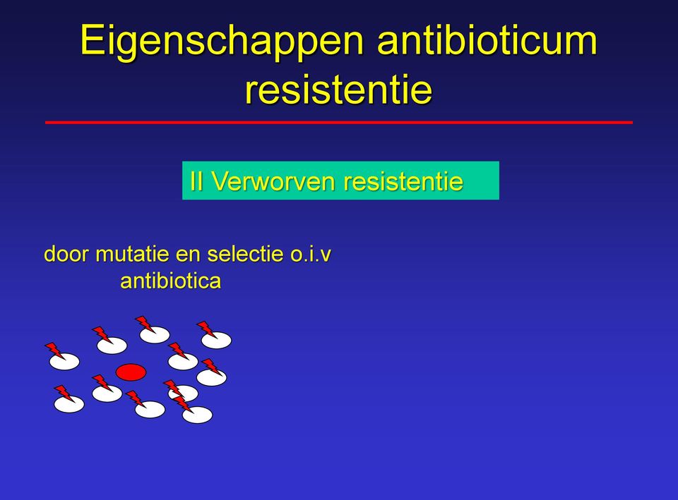 resistentie door mutatie