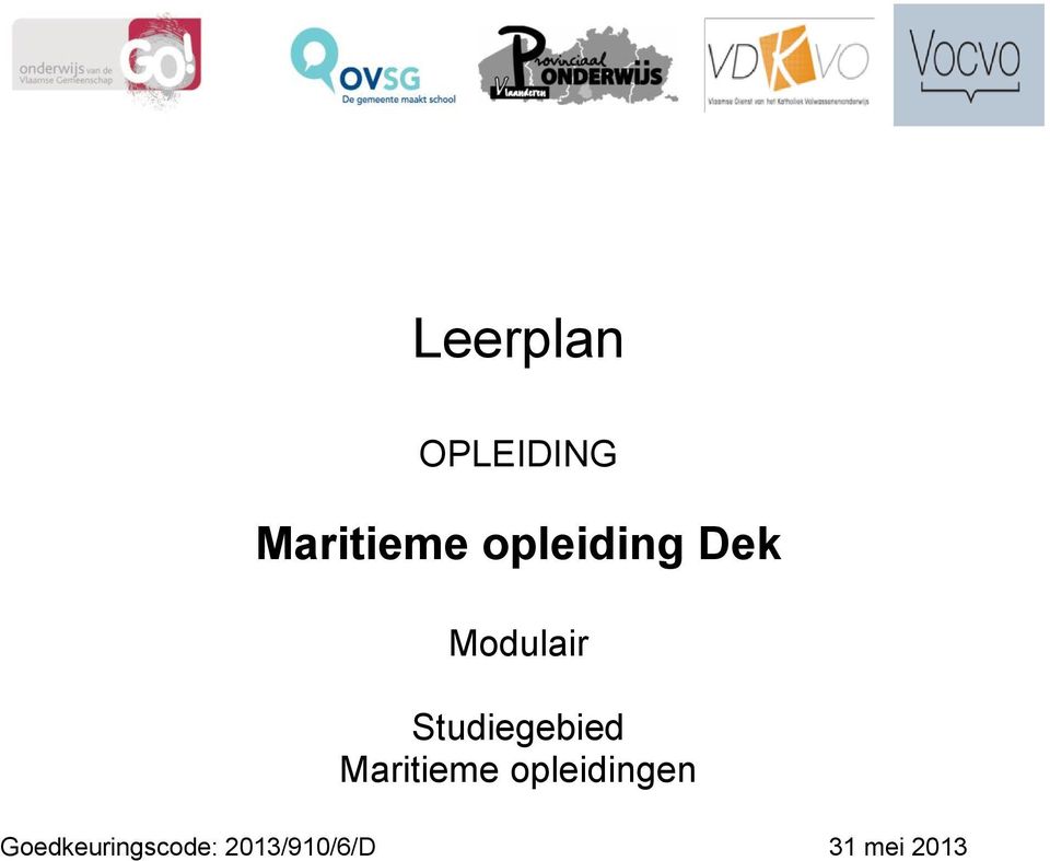 Studiegebied Maritieme