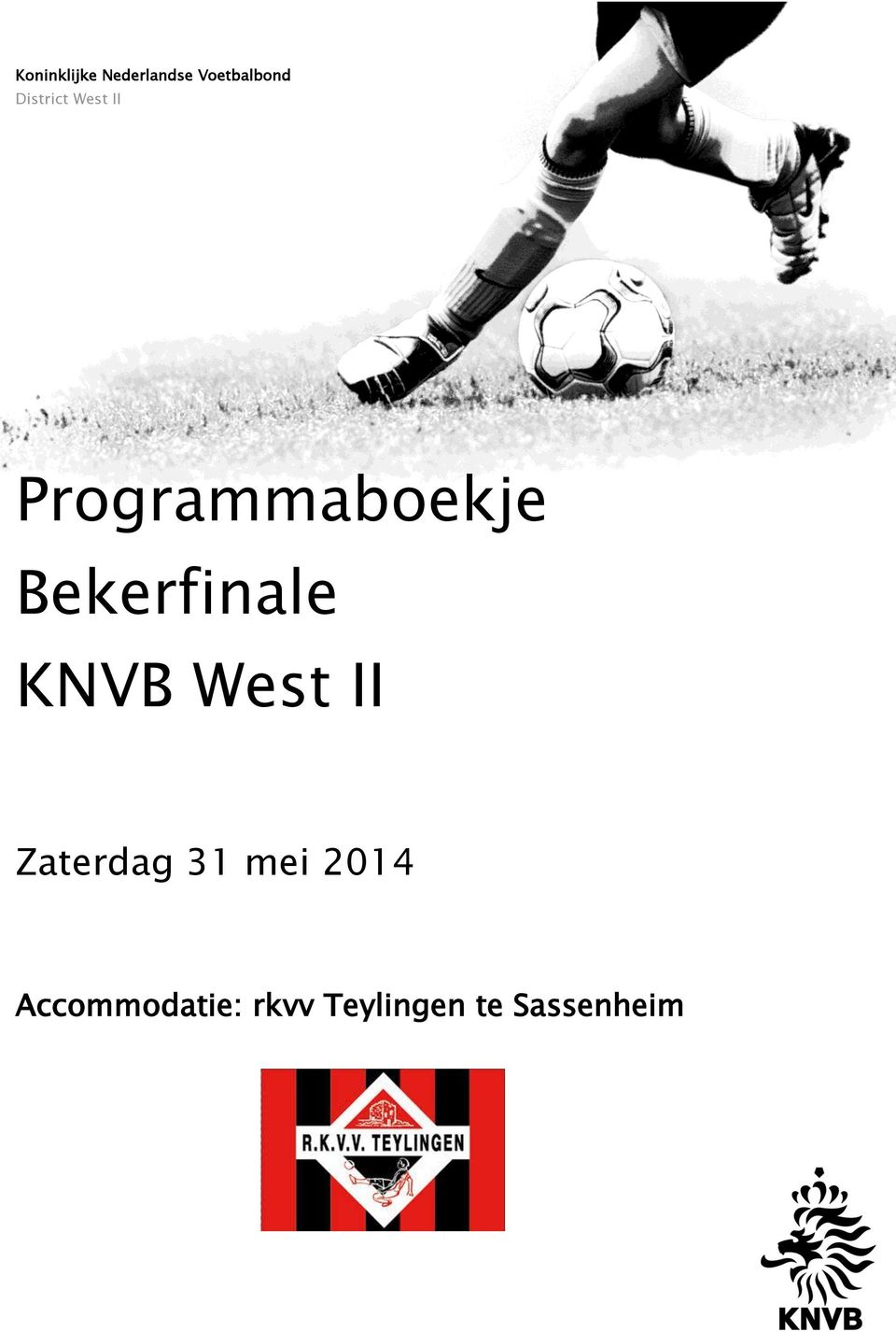 Bekerfinale KNVB West II Zaterdag 31