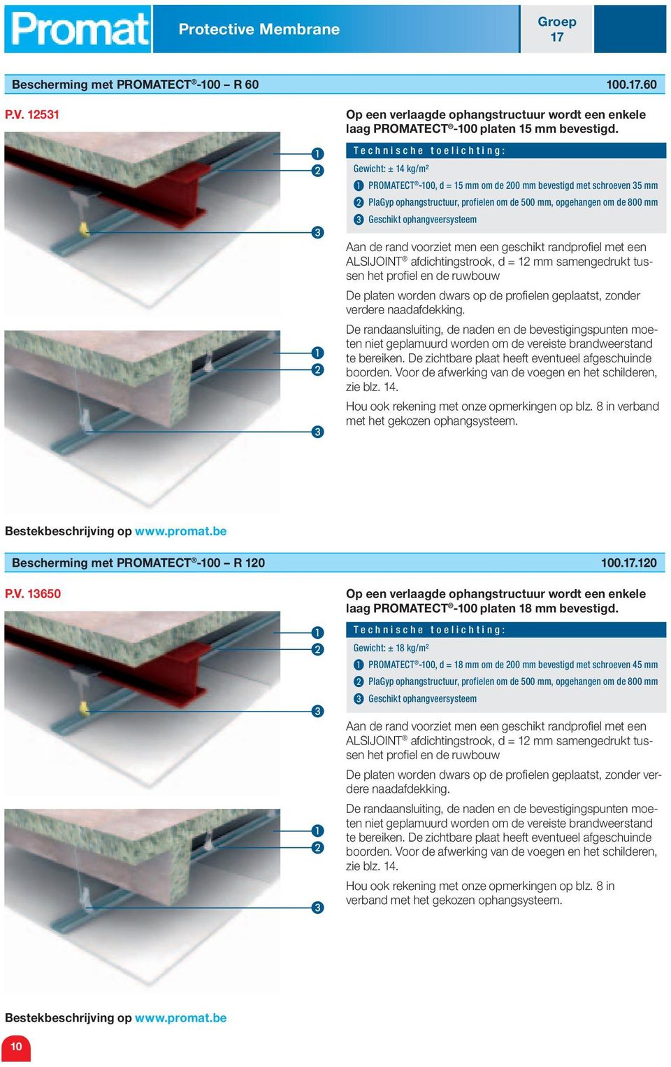 voorziet men een geschikt randprofiel met een ALSIJOINT afdichtingstrook, d = 12 mm samengedrukt tussen het profiel en de ruwbouw De platen worden dwars op de profielen geplaatst, zonder verdere