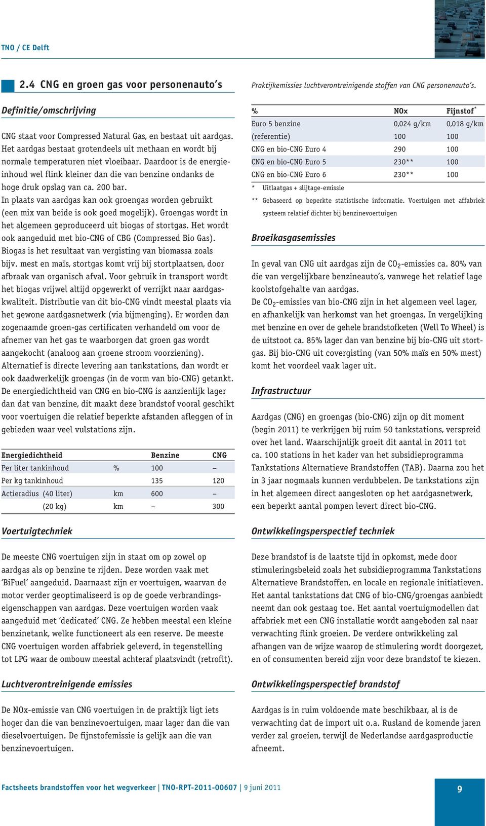 200 bar. In plaats van aardgas kan ook groengas worden gebruikt (een mix van beide is ook goed mogelijk). Groengas wordt in het algemeen geproduceerd uit biogas of stortgas.