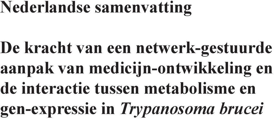 medicijn-ontwikkeling en de interactie