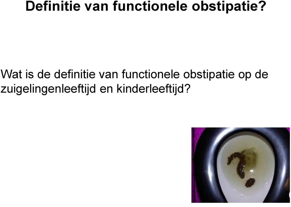 Wat is de definitie van