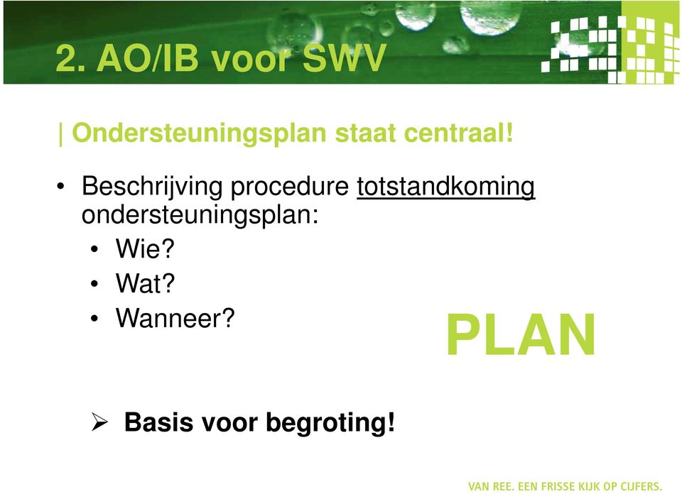 Beschrijving procedure totstandkoming