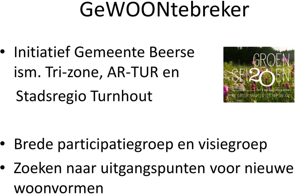 Turnhout Brede participatiegroep en