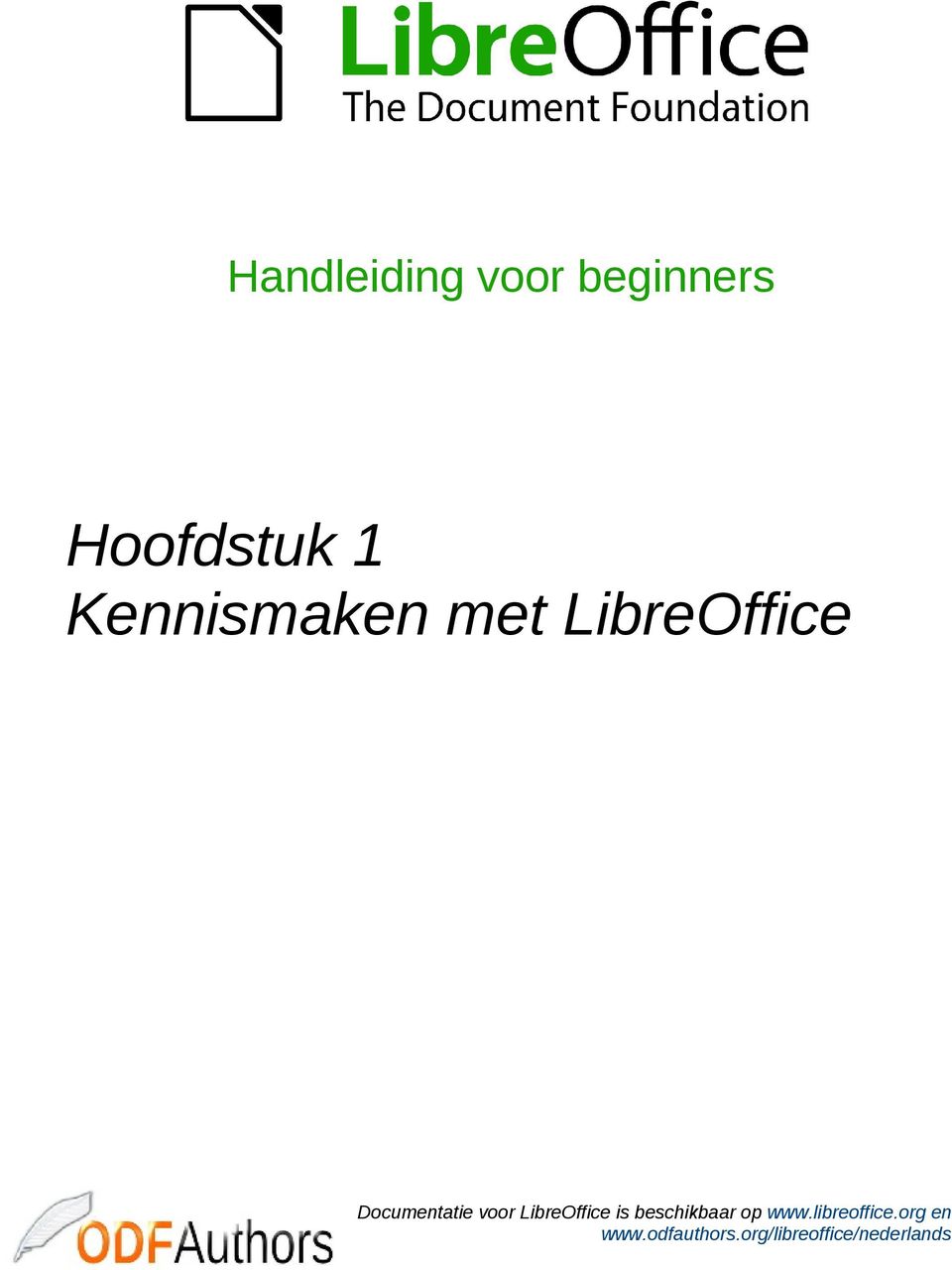 voor LibreOffice is beschikbaar op www.
