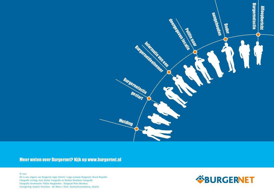 nl 2011 Dit is een uitgave van Burgernet regio Utrecht / Logo ontwerp Burgernet: Brand Republic Fotografie omslag: Fons Sluiter