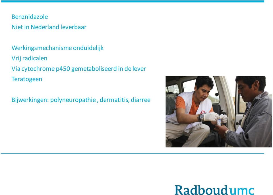 Via cytochrome p450 gemetaboliseerd in de lever