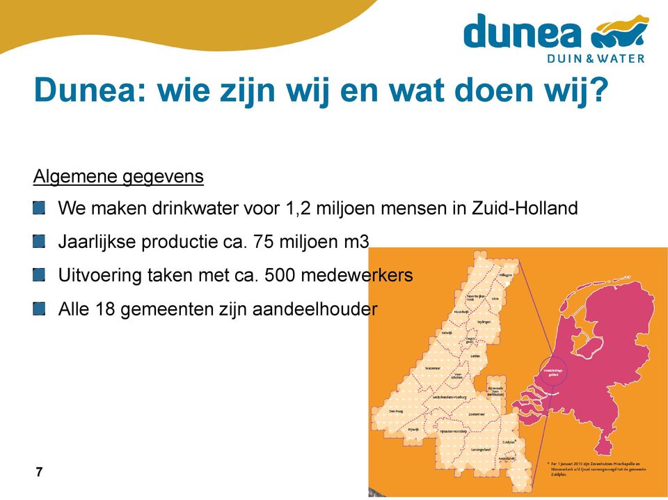 mensen in Zuid-Holland Jaarlijkse productie ca.