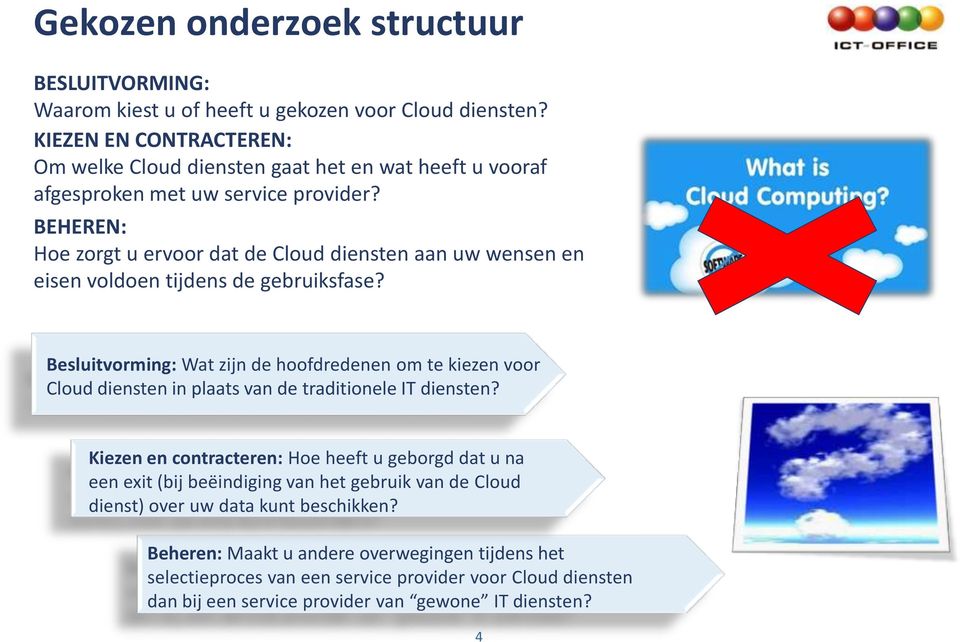 BEHEREN: Hoe zorgt u ervoor dat de Cloud diensten aan uw wensen en eisen voldoen tijdens de gebruiksfase?