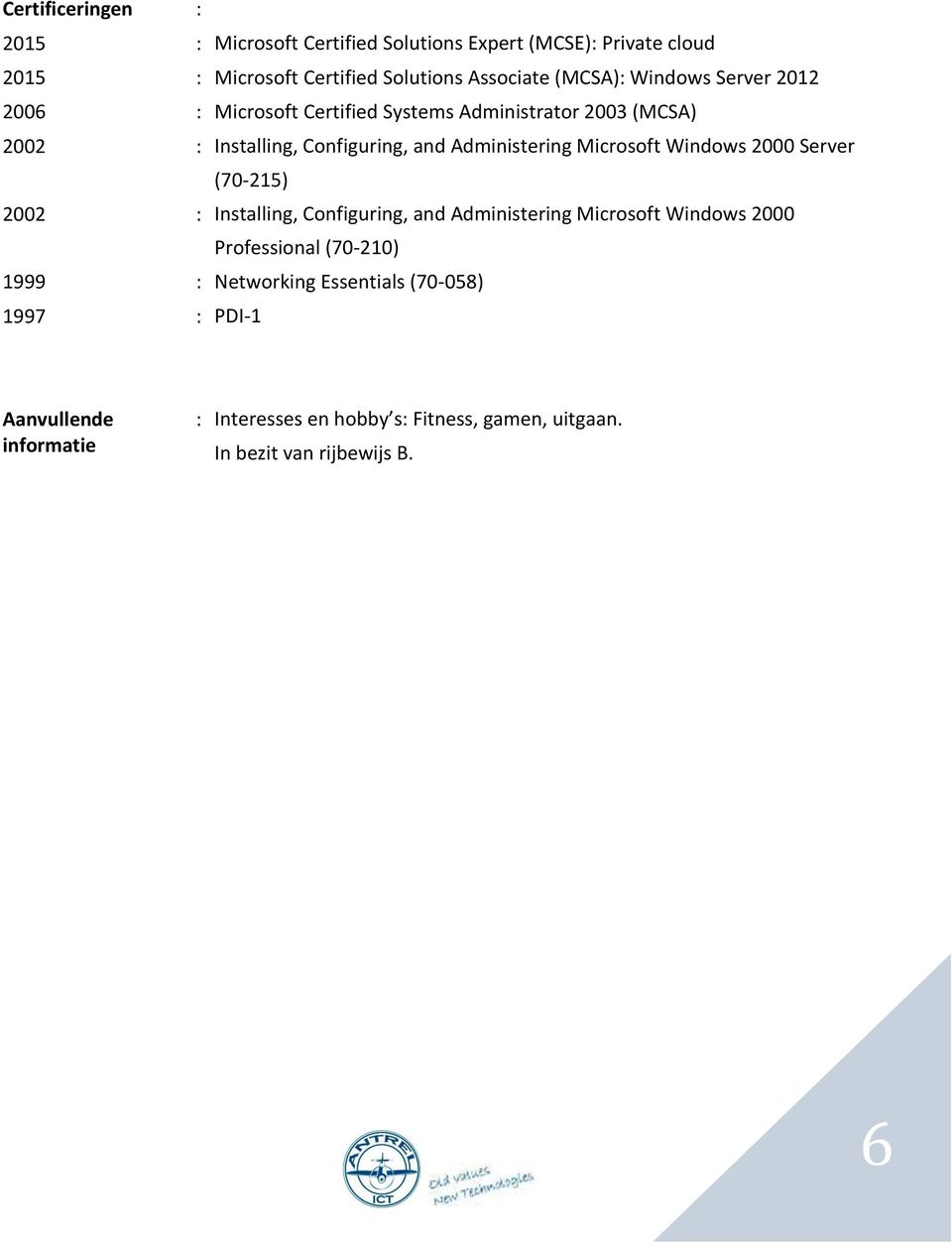 Microsoft Windows 2000 Server (70-215) 2002 : Installing, Configuring, and Administering Microsoft Windows 2000 Professional (70-210) 1999