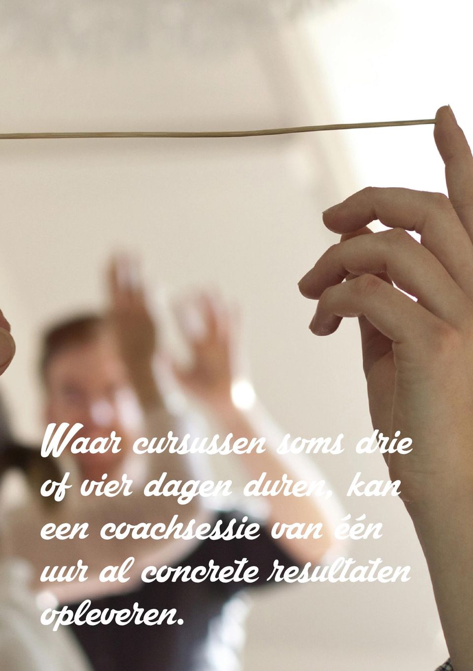 coachsessie van één uur al